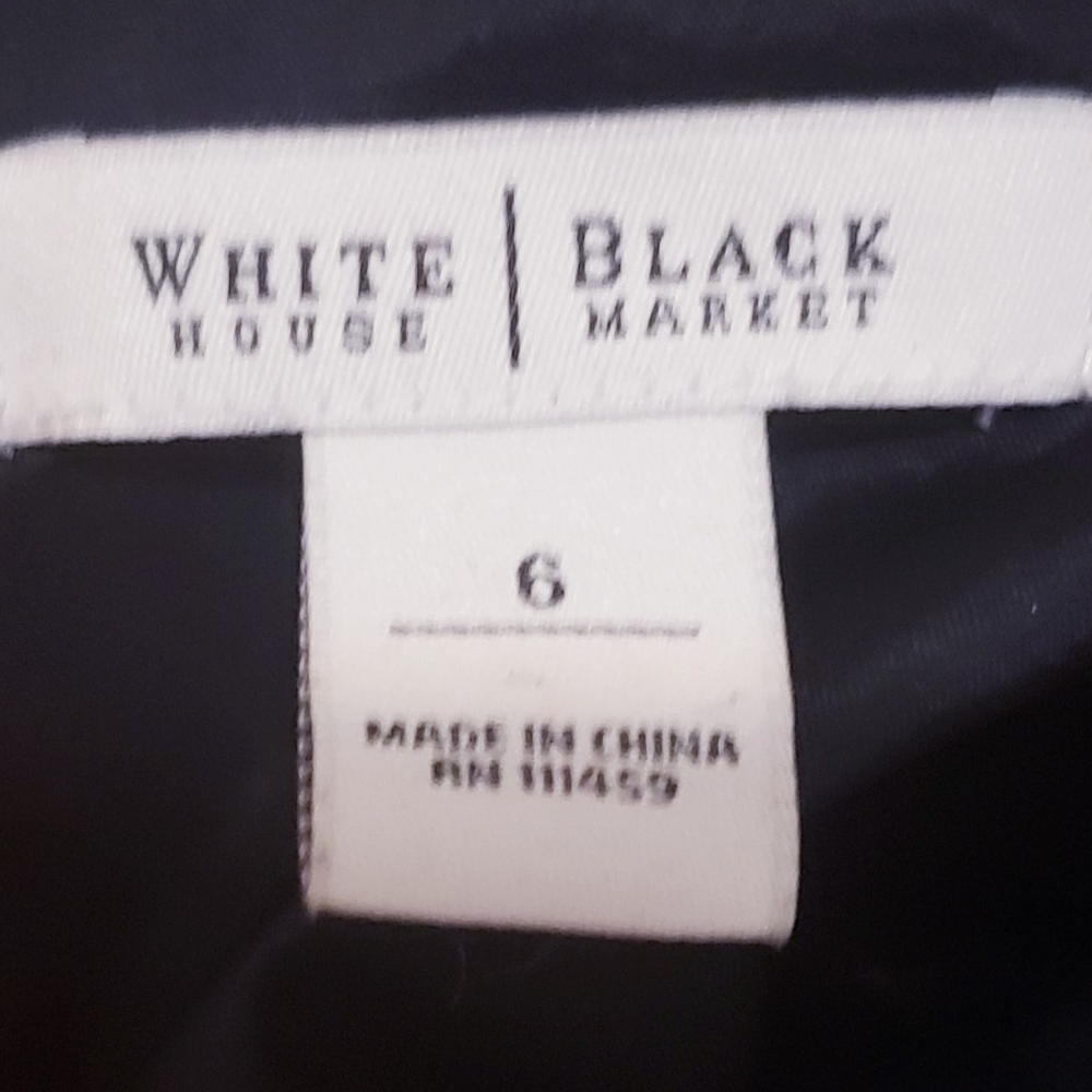 White house | black market black dress -Size 6 - Picture 4 of 8